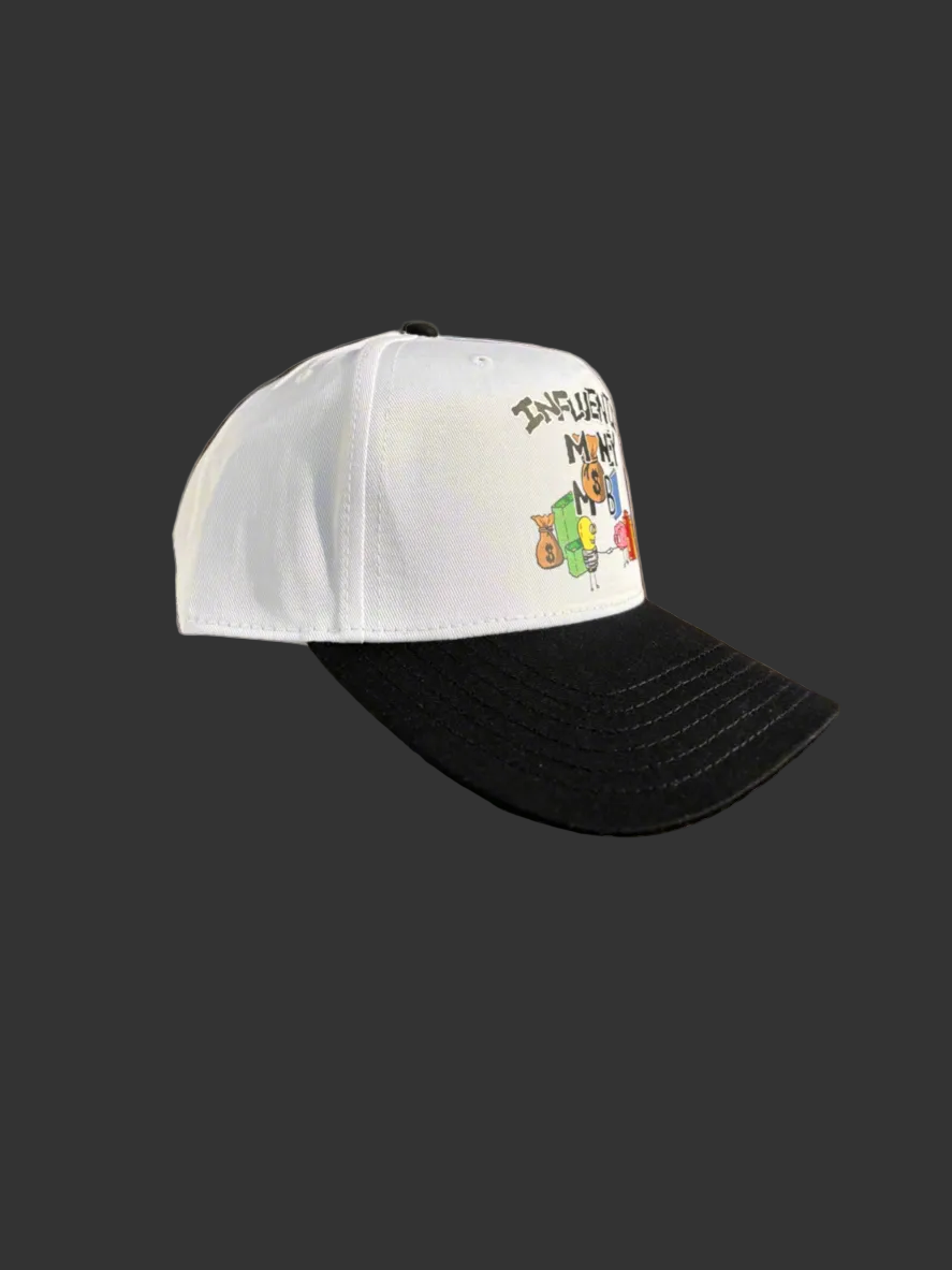 BLK/WHT BASEBALL CAP