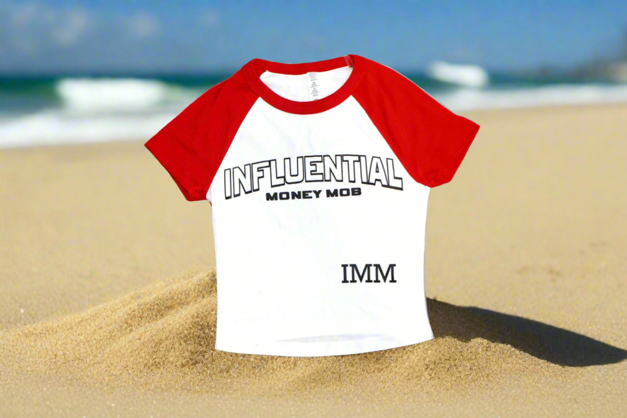 RED COMPANY RIB TEE