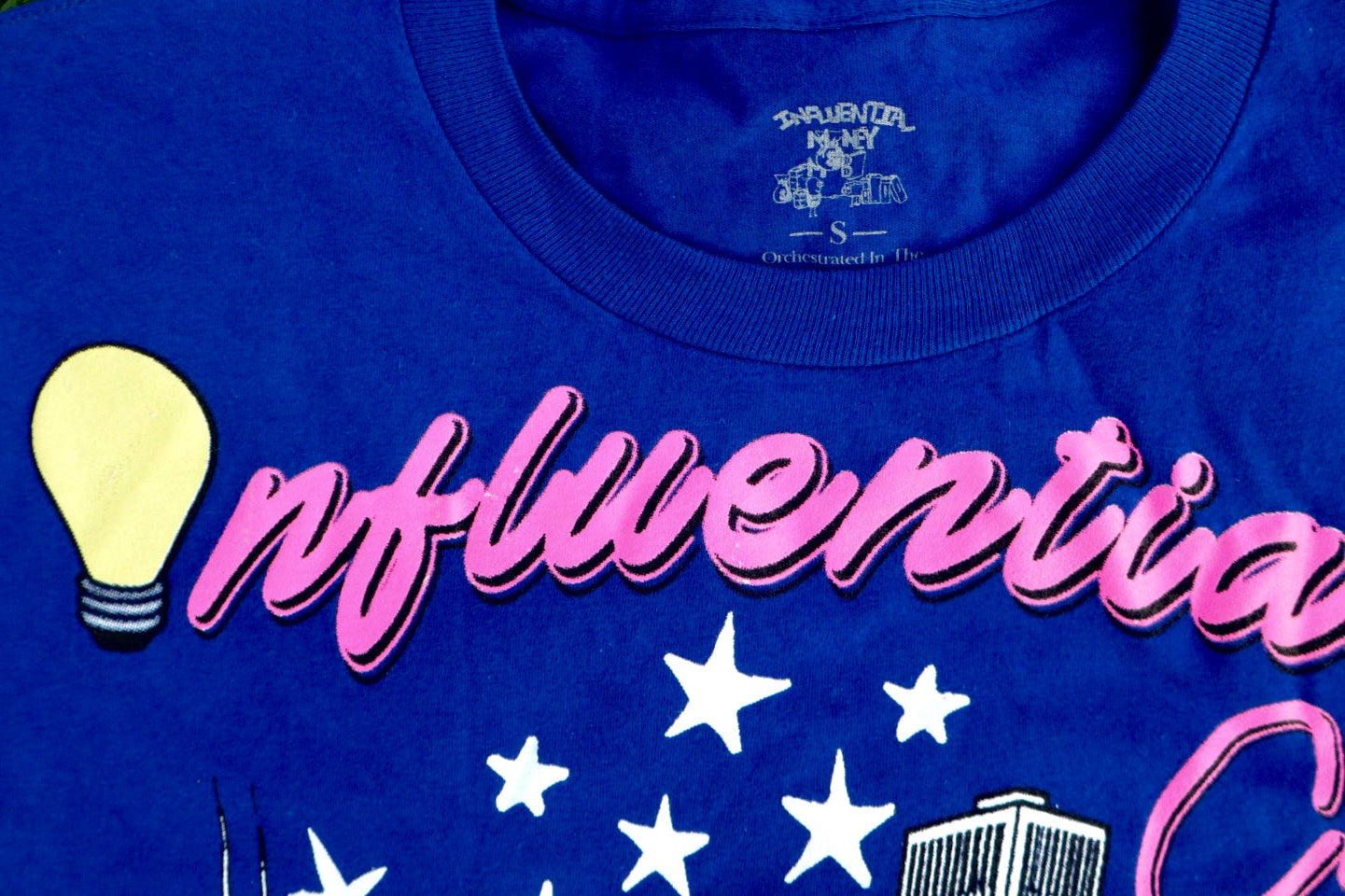 GALAXY BLUE I.C JERSEY CROP TEE