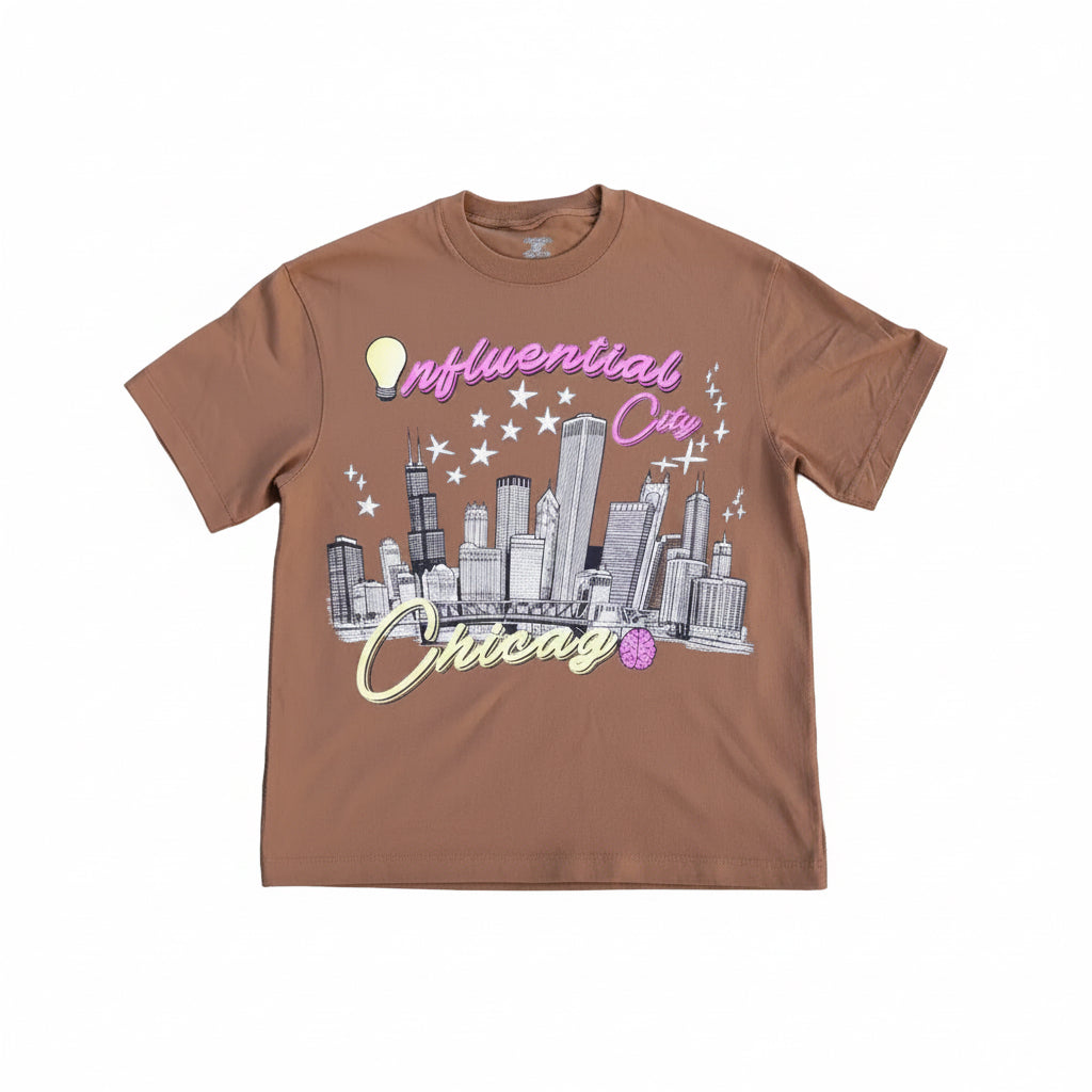 BROWN I.C OVERSIZED TEE