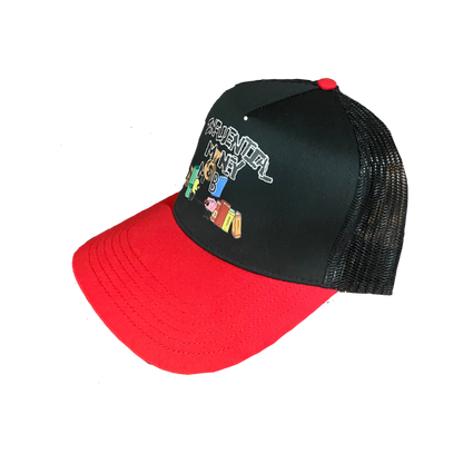 IMM BLACK/RED OG Trucker